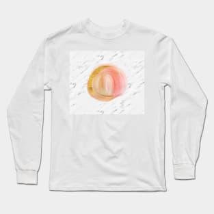 Sunny rose gold marble Long Sleeve T-Shirt